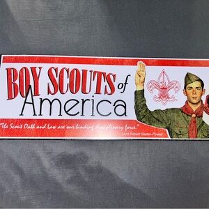 Boy Scouts of America Oath pledge Wall Sign